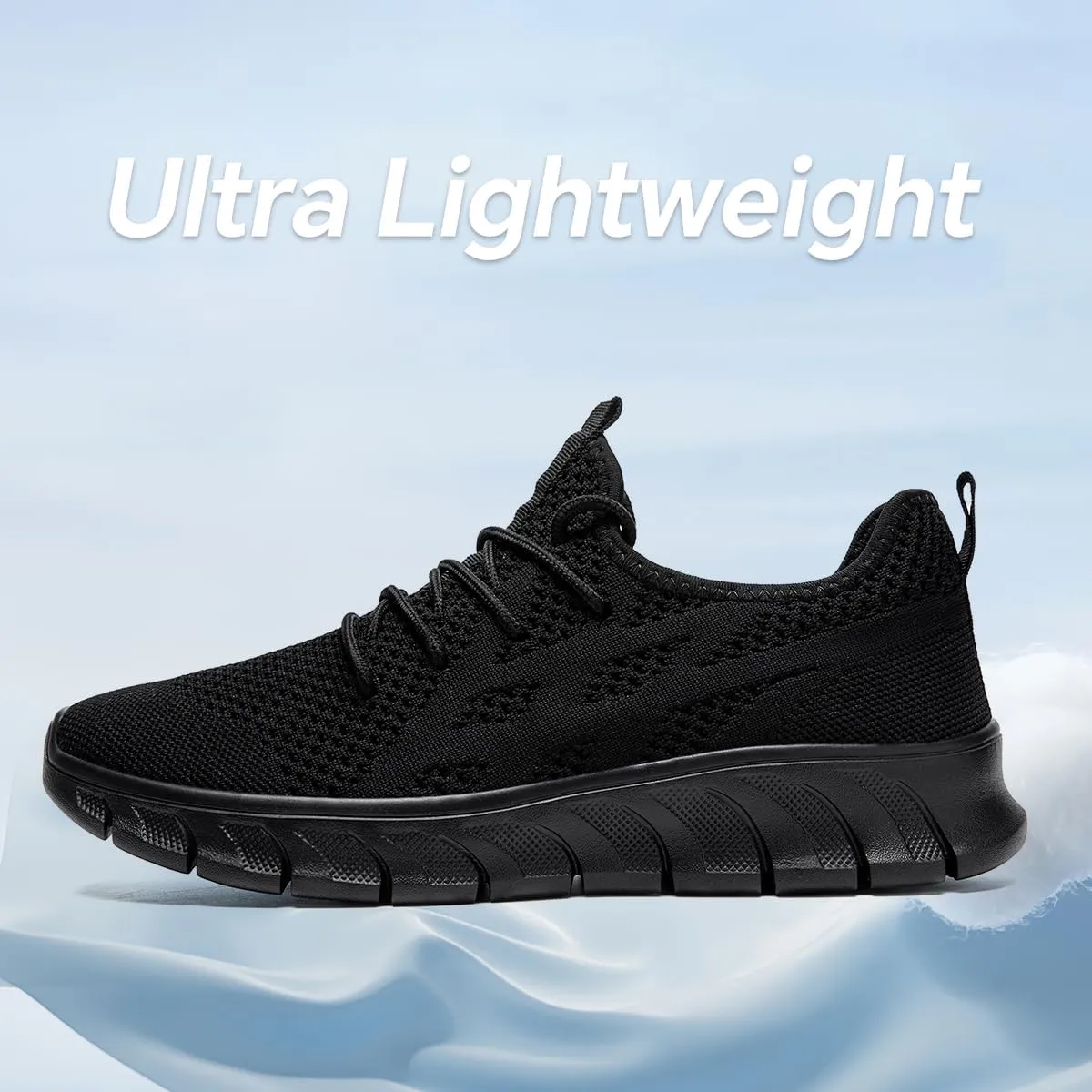 Mens Running Shoes Slip on Walking Shoes for Men Fitness Athletic Workout Gym Sport Sneakers Casual Comfortable Lightweight Breathable Fashion Trainers