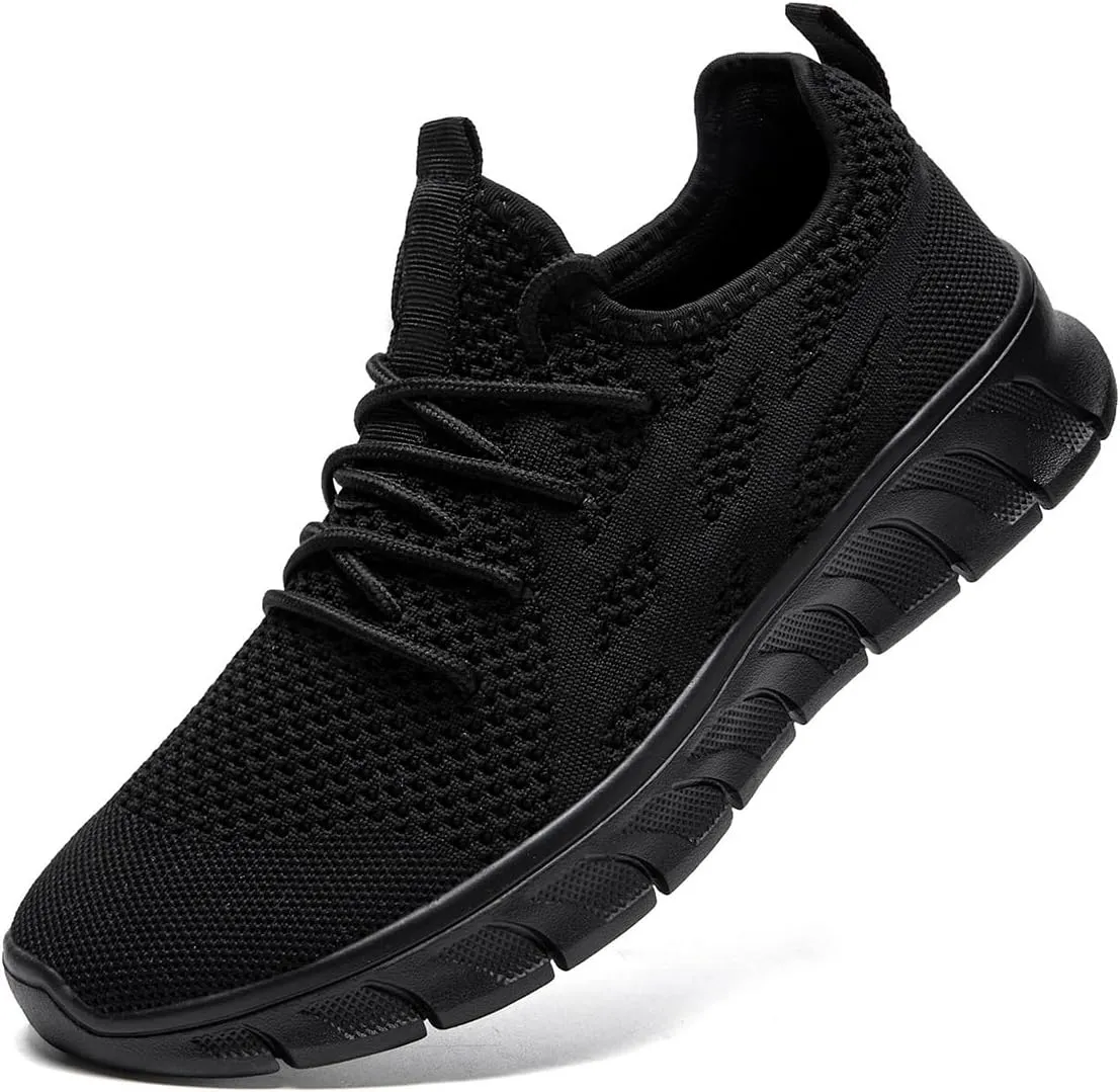 Mens Running Shoes Slip on Walking Shoes for Men Fitness Athletic Workout Gym Sport Sneakers Casual Comfortable Lightweight Breathable Fashion Trainers