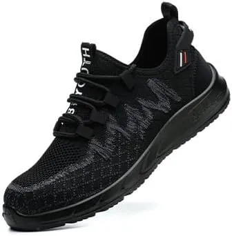 Men's Safety Shoes Odor Resistant Breathable Smash Resistant Puncture Resistant Steel Toe Shoes