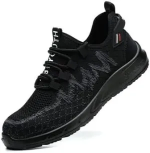 Men's Safety Shoes Odor Resistant Breathable Smash Resistant Puncture Resistant Steel Toe Shoes