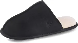 Mens Scuff Slippers Micro Suede Memory Foam Slide Clogs Slip on Indoor Outdoor House Shoes