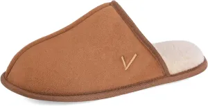 Mens Scuff Slippers Micro Suede Memory Foam Slide Clogs Slip on Indoor Outdoor House Shoes