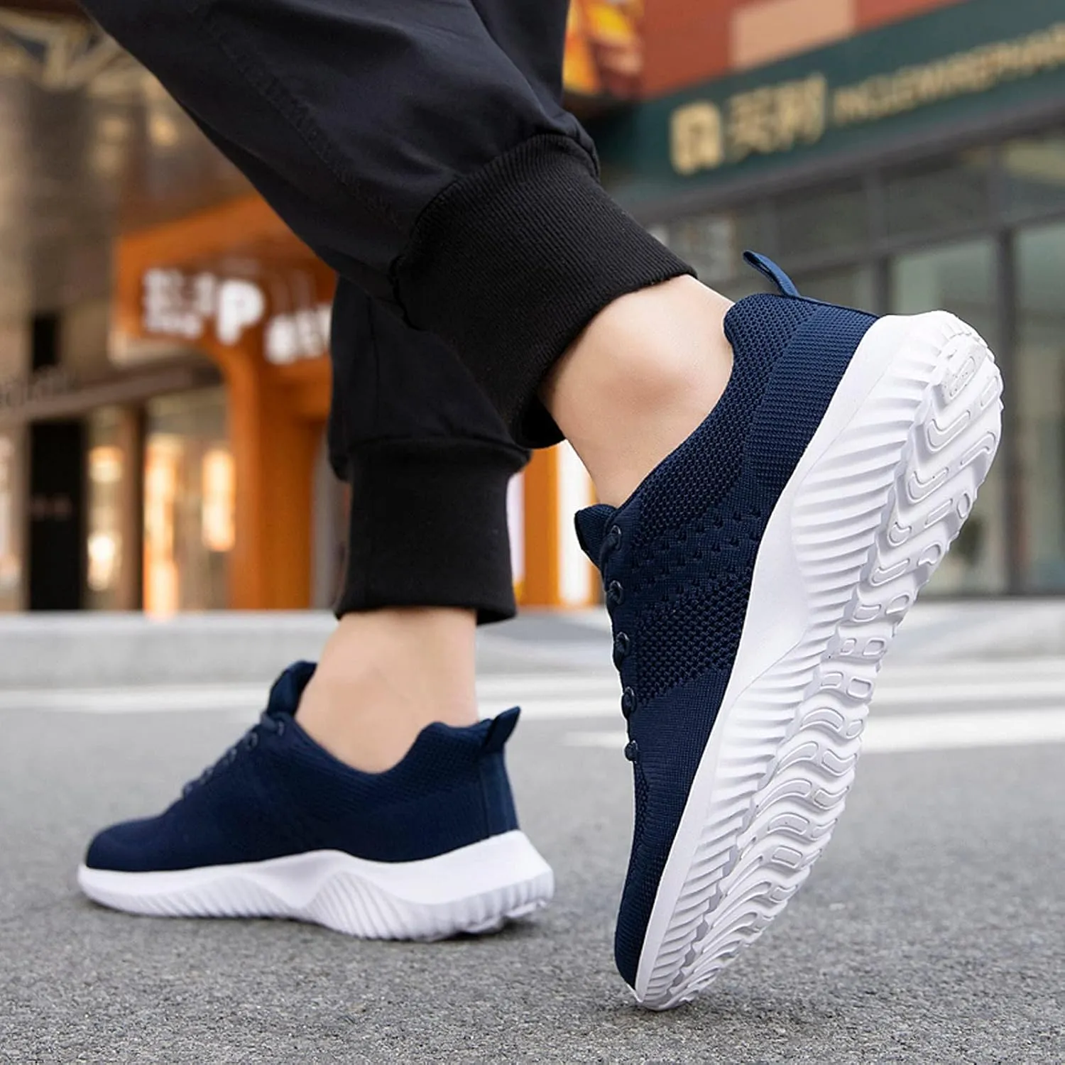 Mens Shoes Sports Fashion Simple Running Classic Lightweight Comfortable Driving Street Shoes