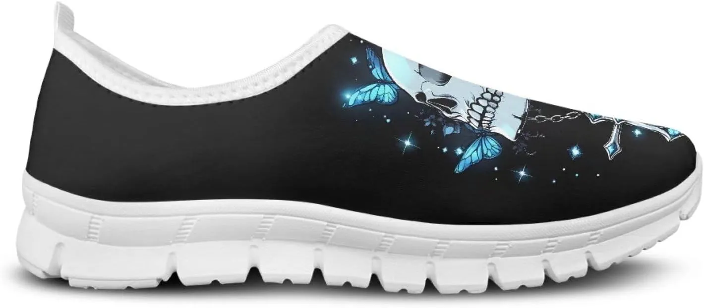 Mens Slip On Casual Shoes Breathable Mesh Leisure Walking Shoes Lightweight Fashion Loafers Non Slip Sneakers US Size 5-14