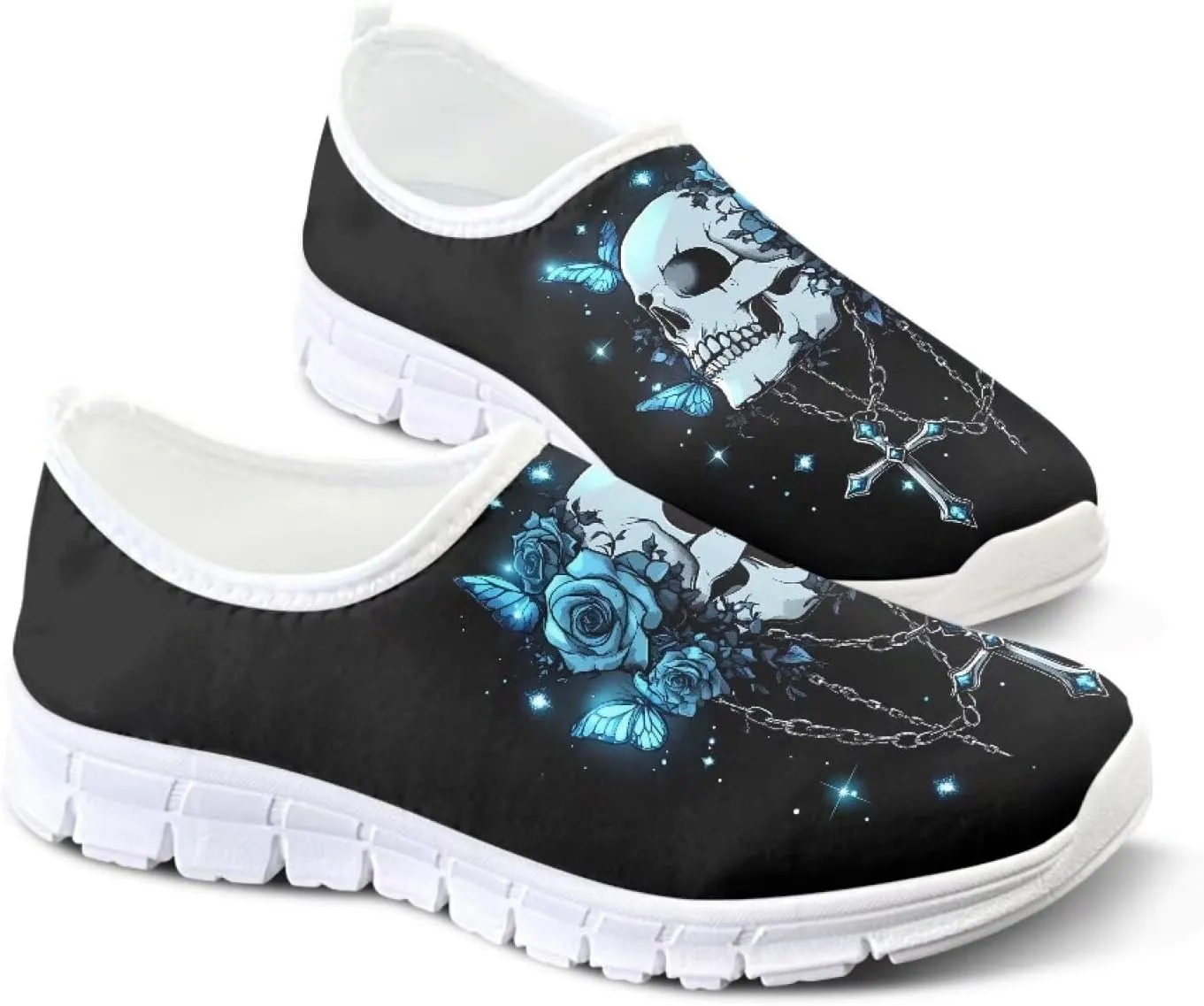 Mens Slip On Casual Shoes Breathable Mesh Leisure Walking Shoes Lightweight Fashion Loafers Non Slip Sneakers US Size 5-14
