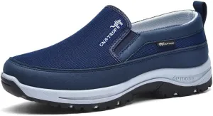Men's Slip on Casual Shoes Lightweight Breathable Anti-Slip Walking Shoes, Outdoor Hiking Shoes