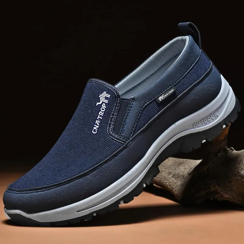 Men's Slip on Casual Shoes Lightweight Breathable Anti-Slip Walking Shoes, Outdoor Hiking Shoes