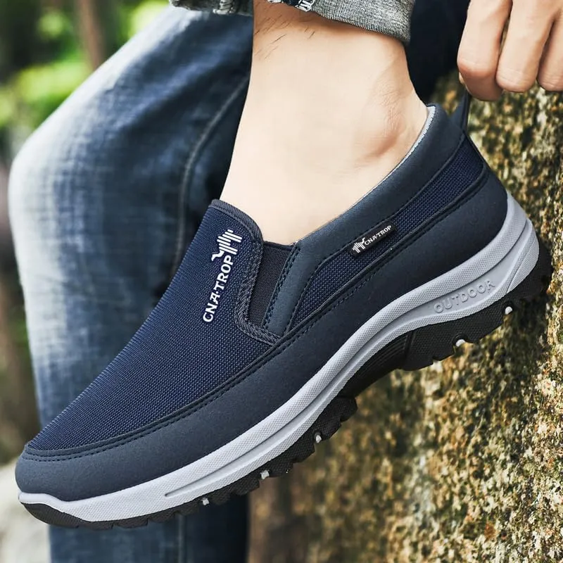 Men's Slip on Casual Shoes Lightweight Breathable Anti-Slip Walking Shoes, Outdoor Hiking Shoes
