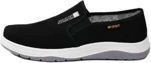 Men's slip on loafers casual canvas shoes fashion boat shoes walking shoes Comfortable & Lightweight