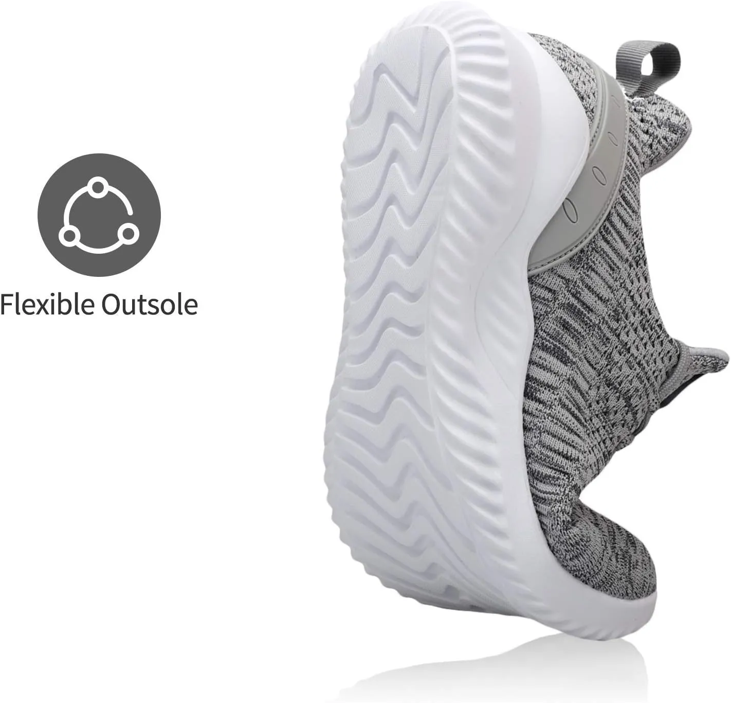Mens Slip On Sneakers Non Slip Work Shoes Lightweight Mesh for Casual Tennis Running Walking Shoes