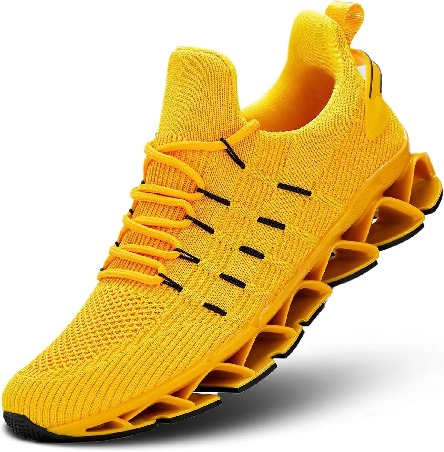 Mens Slip On Walking Shoes Blade Non Slip Tennis Running Shoes Lightweight Workout Breathable Mesh Fashion Sneakers