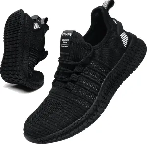 Mens Slip On Walking Shoes Lightweight Breathable Non Slip Running Comfortable Gym Tennis Athletic Fashion Sneakers Men
