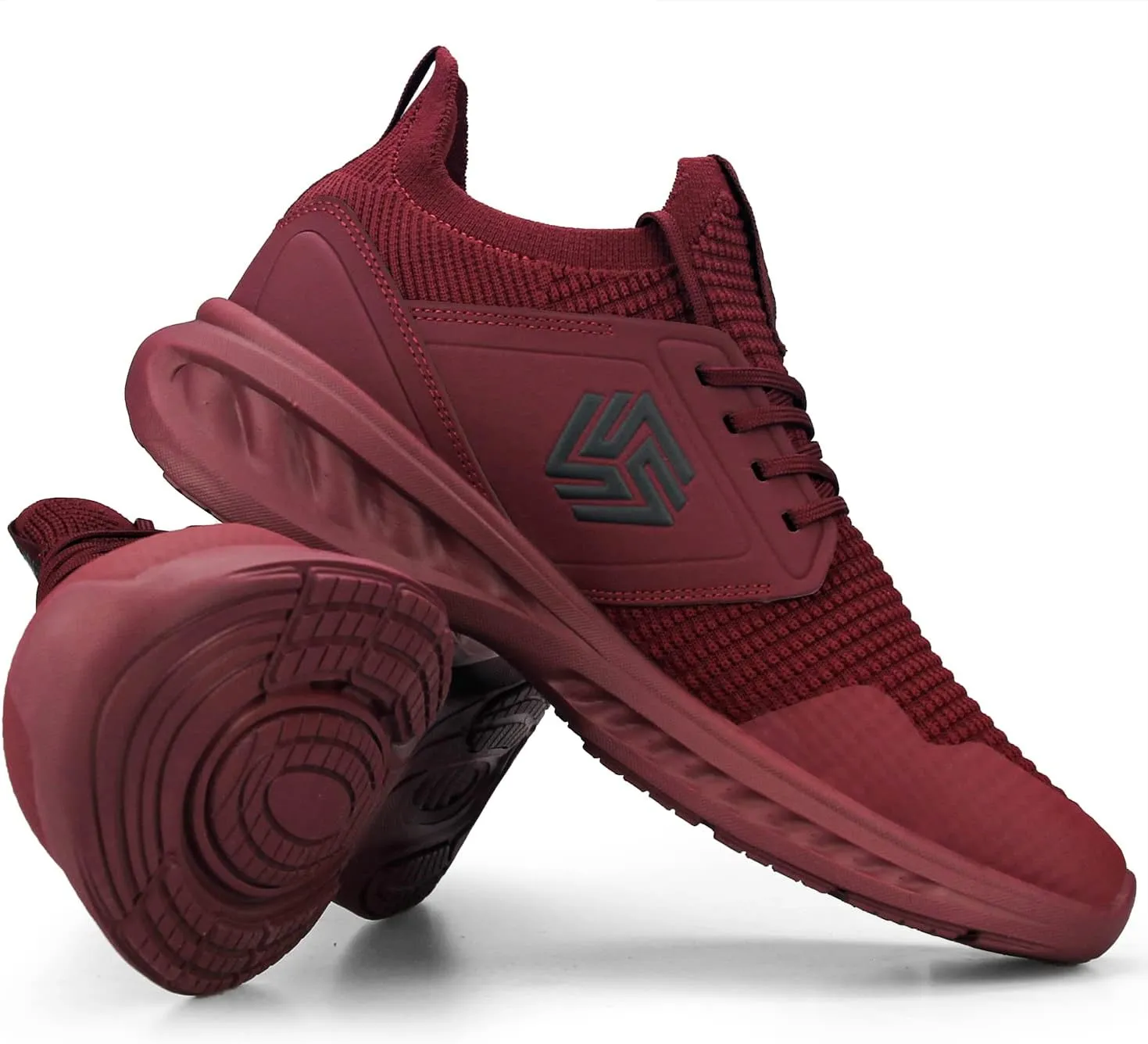Mens Slip On Walking Shoes Non Slip Running Shoes Breathable Workout Shoes Lightweight Gym Sneakers