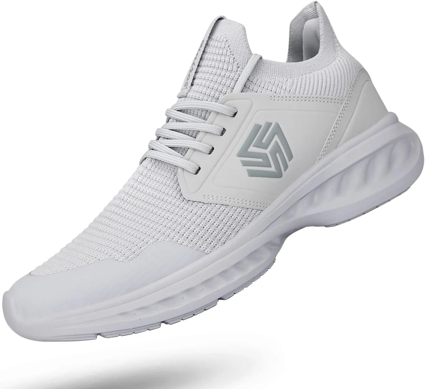 Mens Slip On Walking Shoes Non Slip Running Shoes Breathable Workout Shoes Lightweight Gym Sneakers