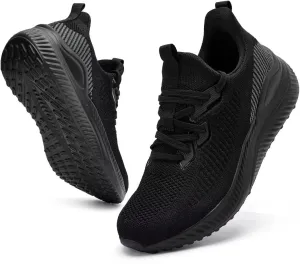 Mens Slip On Wide Walking Shoes Memory Foam Runnning Tennis Shoes Lightweight Breathable Casual Sneakers