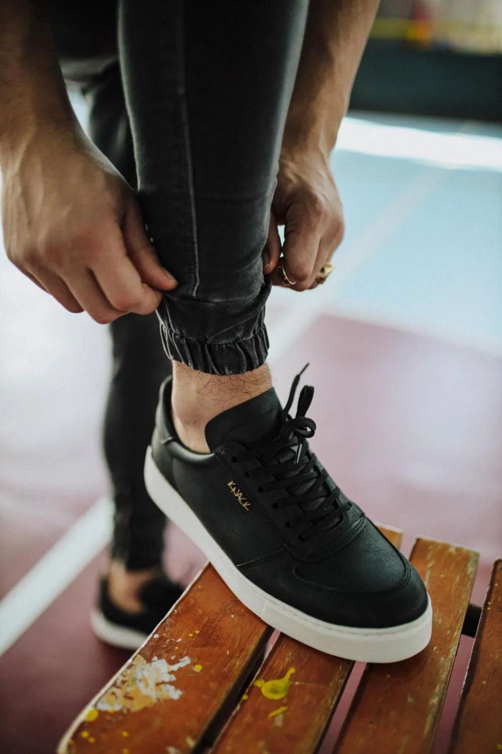 Men's Sneaker Daily Men's Sneaker Shoe 666 Black White