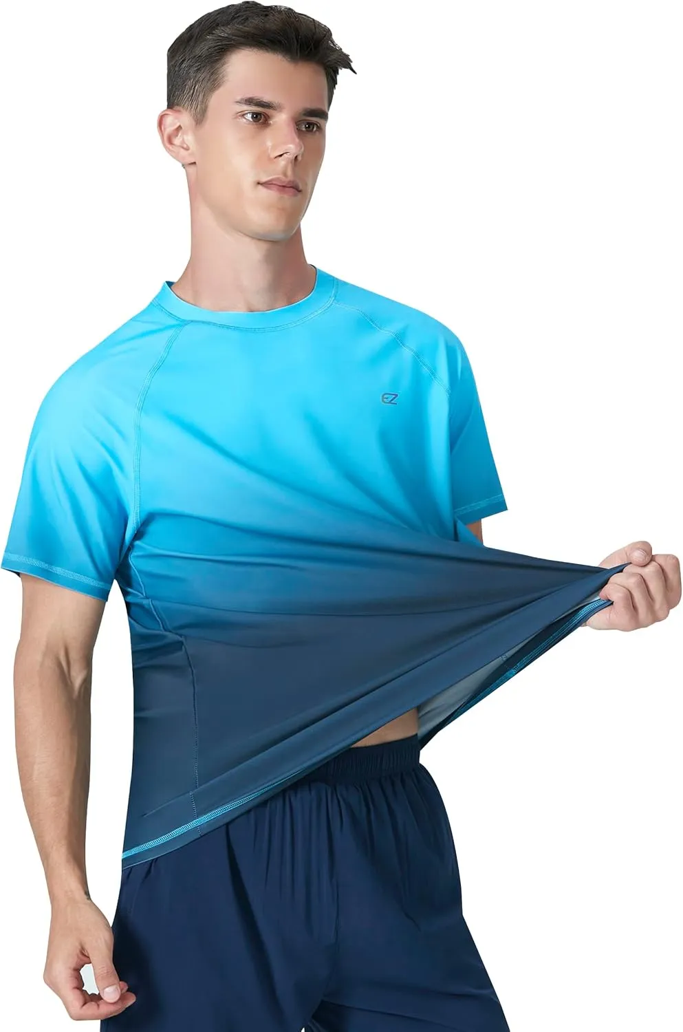 Men's Swim Shirts Rash Guard UPF 50  UV Sun Protection T-Shirt Quick Dry Fishing Beach T Shirts