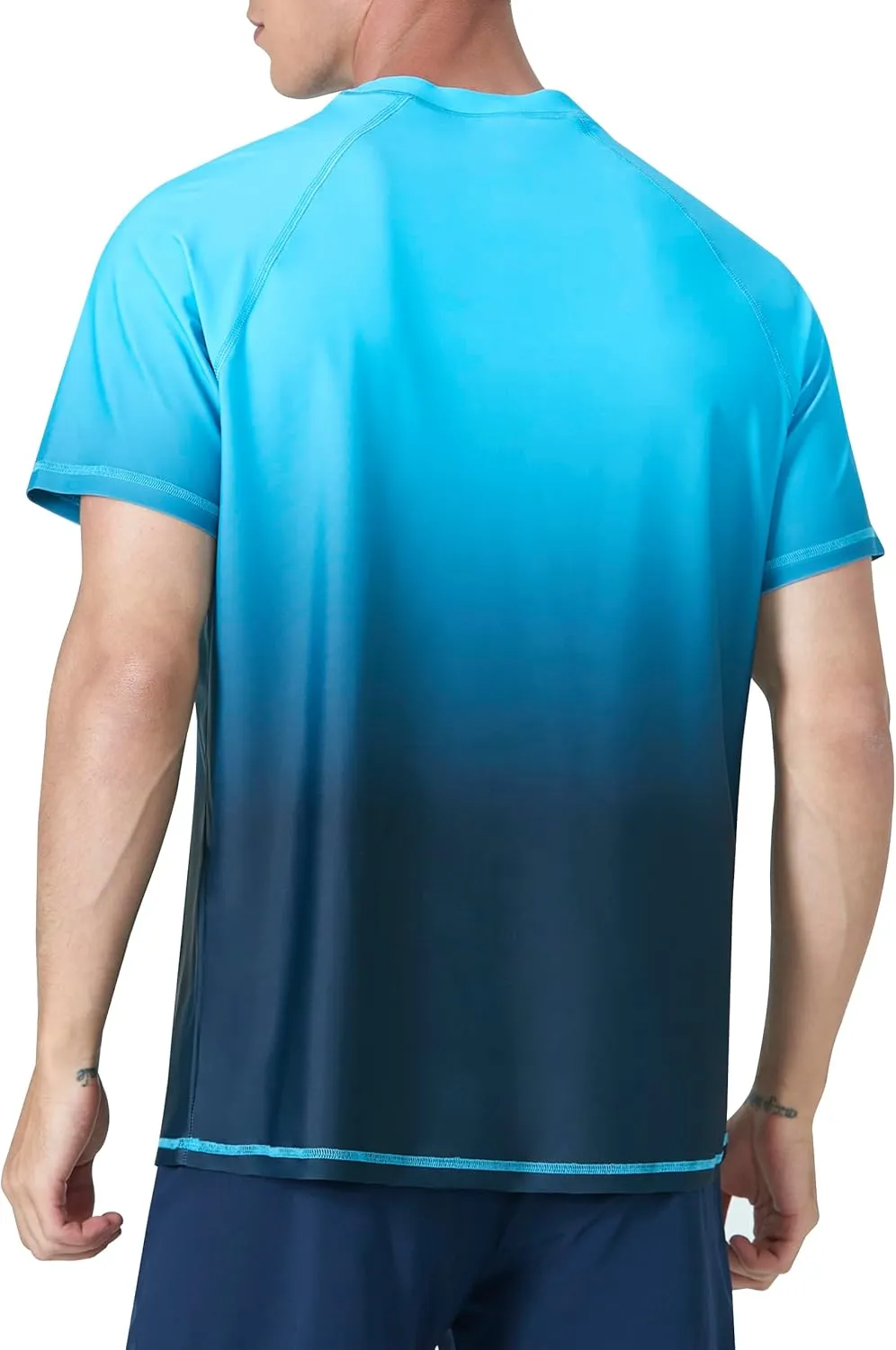 Men's Swim Shirts Rash Guard UPF 50  UV Sun Protection T-Shirt Quick Dry Fishing Beach T Shirts