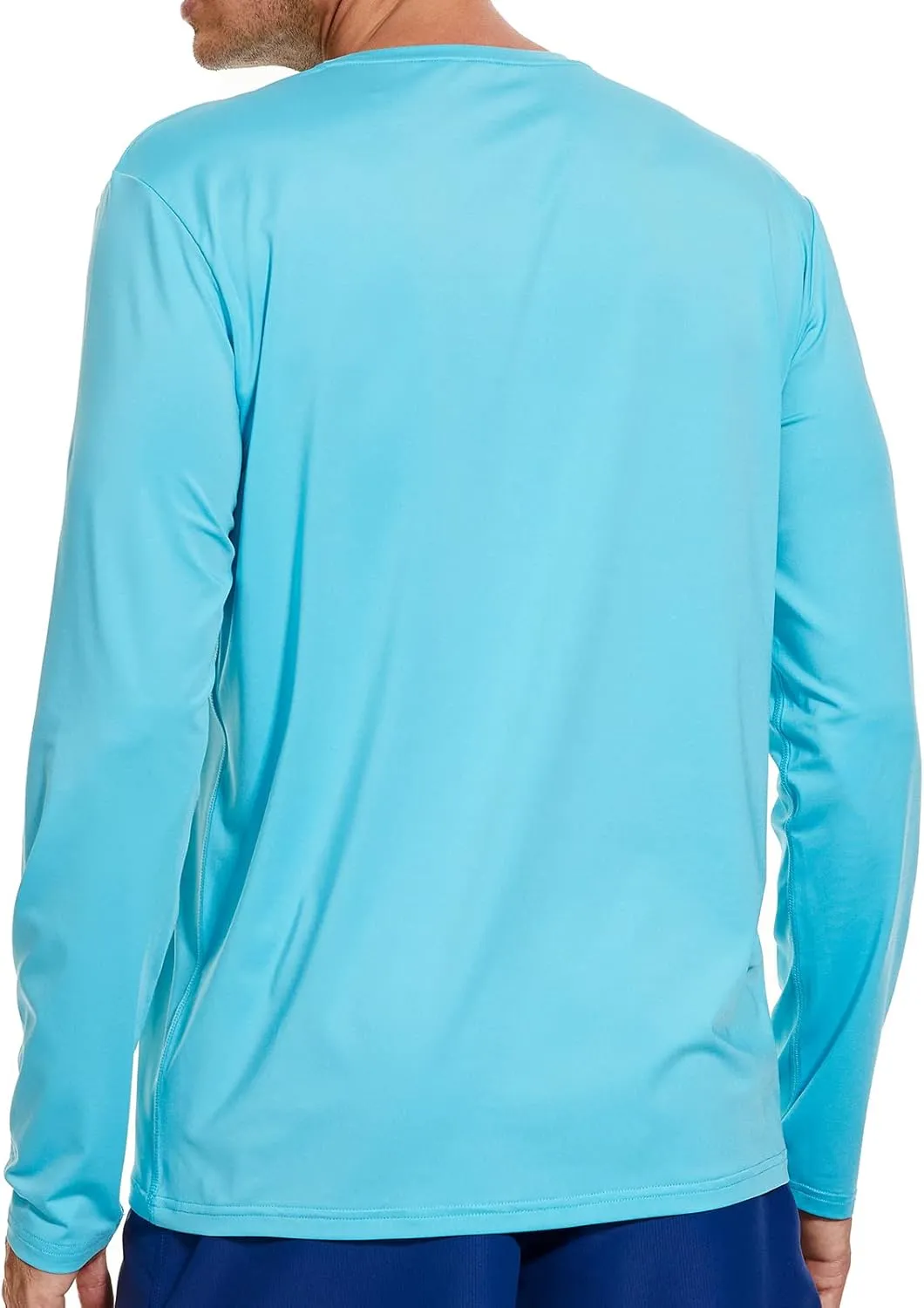 Men’s UPF 50  Lightweight Long Sleeve Casual T-Shirt Quick Dry UV Sun Protection for Outdoor Beach Hiking Fishing Exercise