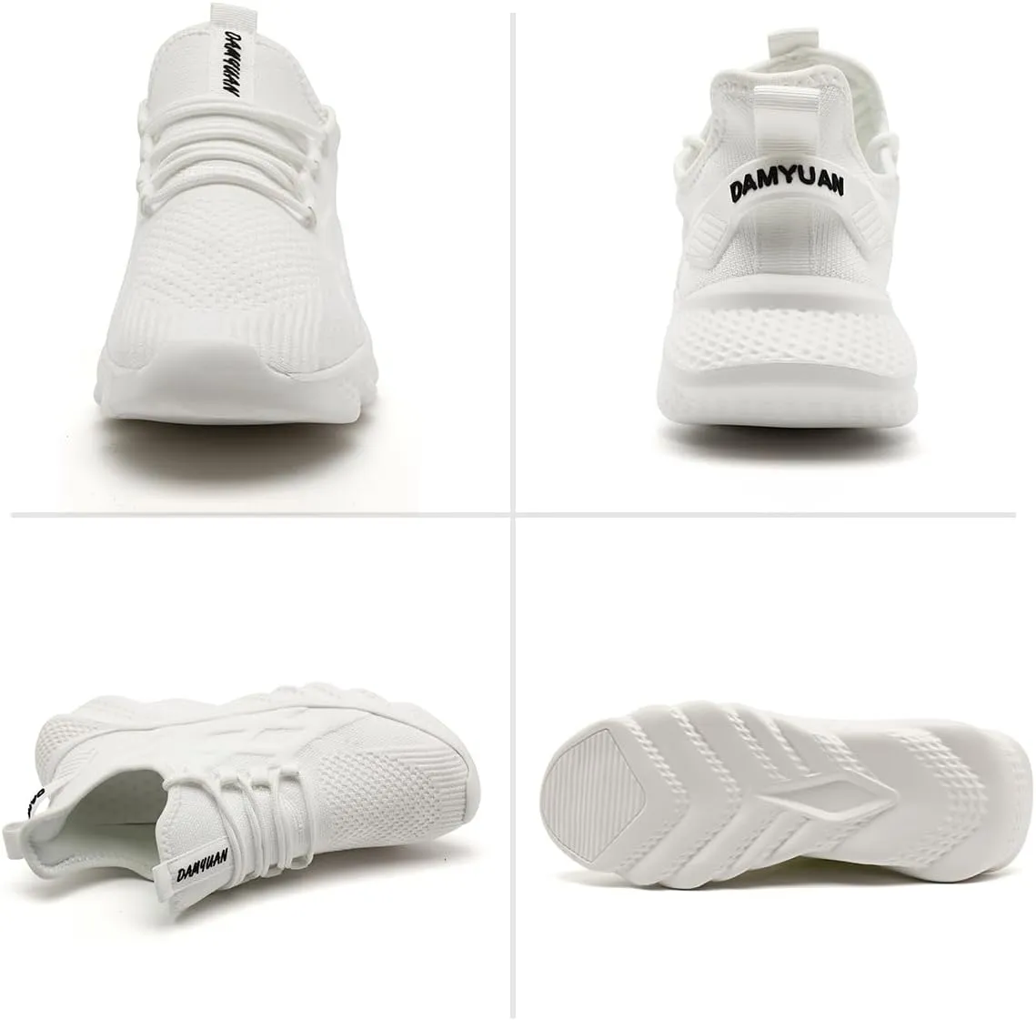 Mens Walking Shoes Running Trainers Sneakes Athletic Gym Fitness Sport Shoes Non Slip Breathable Mesh Comfortable Workout Fashion Slip On