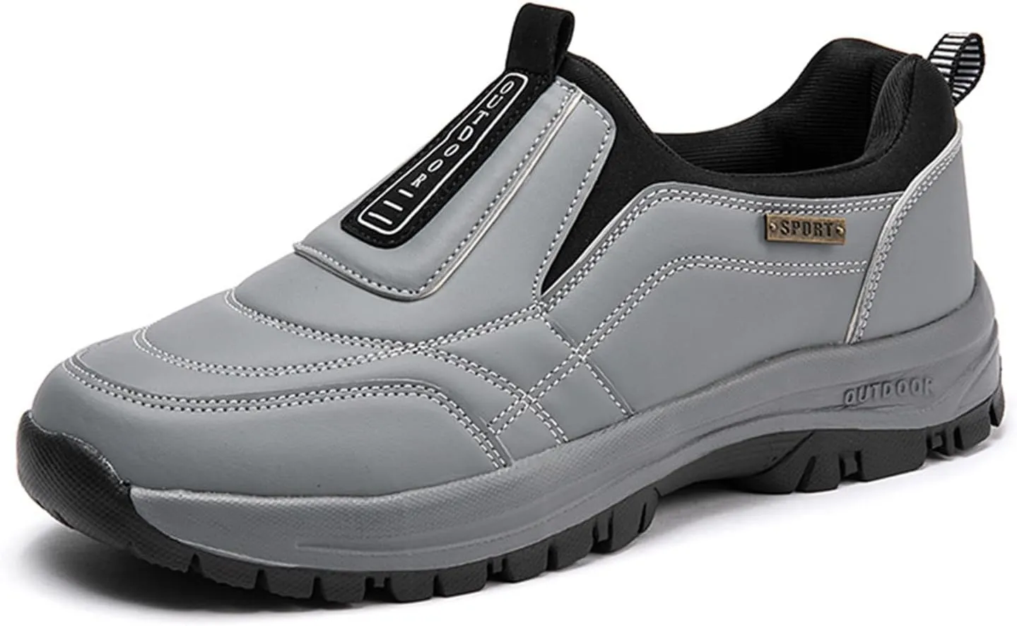 Men's Waterproof Comfortable Mountaineering Shoes Men's Non Slip Shoes Spring and Outdoor Slip Off Outdoor Road Climbing Hiking Mens Sneaker for All Day Walking Male
