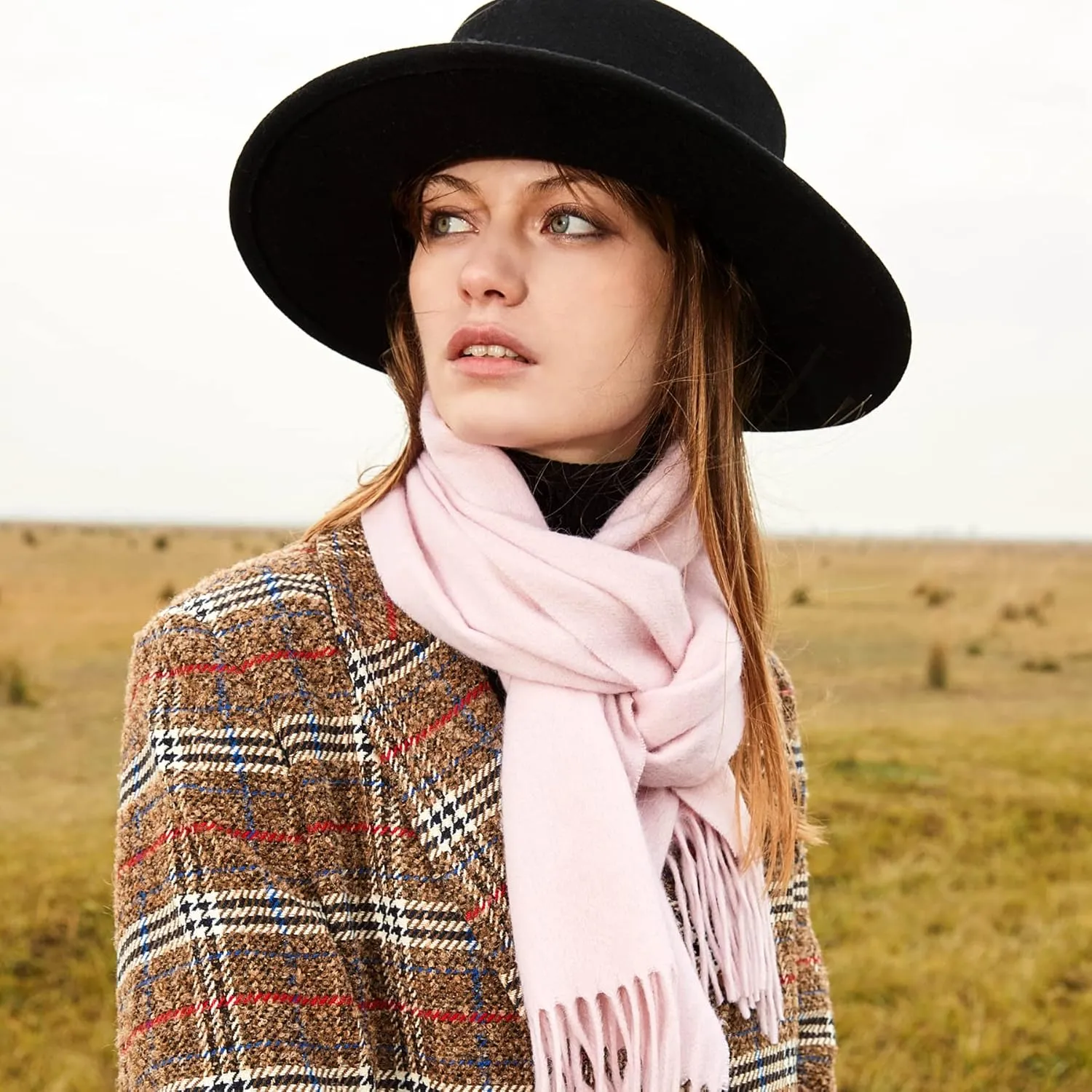 Merino Wool Scarf Australian Women's Shawls and Wraps, Luxury Lightweight Warm blanket, Gift Long Large