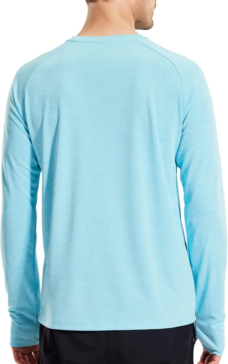 MIER Men's UPF 50  Sun Shirts Quick Dry Long Sleeve UV Shirts Lightweight Rash Guard Swim T-Shirts Hiking Running