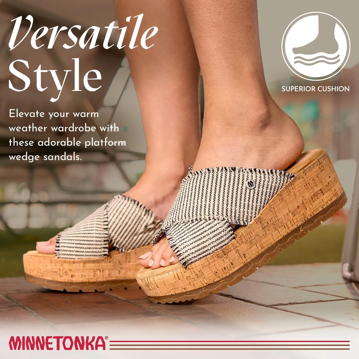 Minnetonka Women's Pepper, Pemma and Posey Slide Sandal