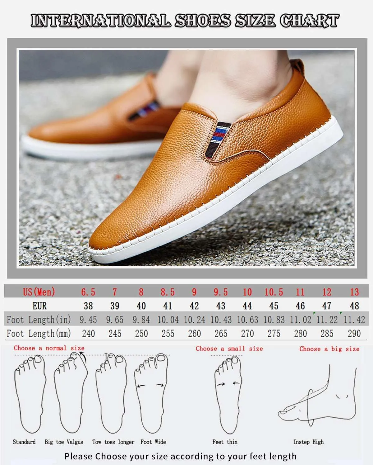 mitvr Men's Loafers Slip On Driving Shoes Lightweight Comfortable Outdoor Walking Shoes