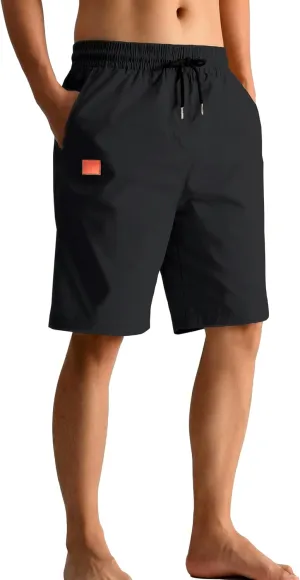 MO GOOD Mens Casual Shorts-Summer Beach Leisure Shorts, Stretch Golf Pants, Elastic Waist Drawstring Shorts with Pockets