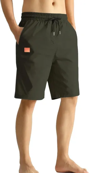 MO GOOD Mens Casual Shorts-Summer Beach Leisure Shorts, Stretch Golf Pants, Elastic Waist Drawstring Shorts with Pockets