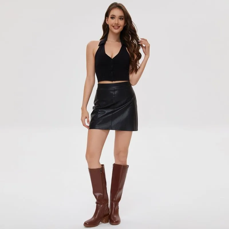 Modatope Knee High Boots Women Chunky Tall Long Boots for Women with Low Heel, Round Toe, Side Zipper Design