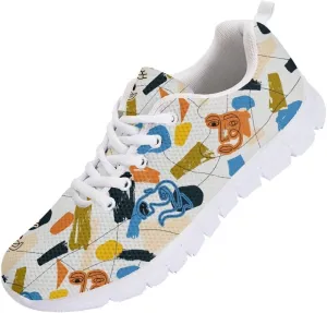 Modysero Shoes for Women Soft Lightweight Print Sneaker Running Walking Outdoor Casual Womens Shoes