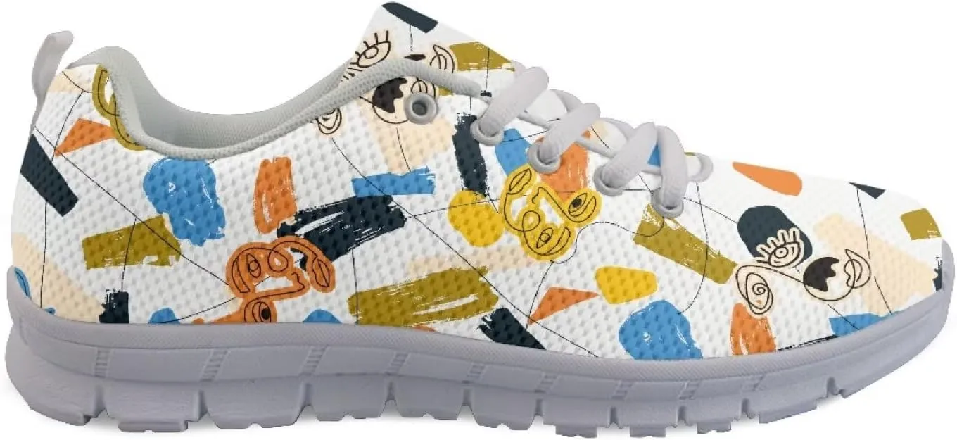 Modysero Shoes for Women Soft Lightweight Print Sneaker Running Walking Outdoor Casual Womens Shoes