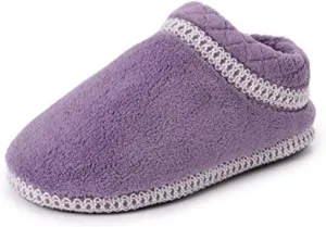 MUK LUKS Womens Rita Micro Chenille Full Foot Slippers