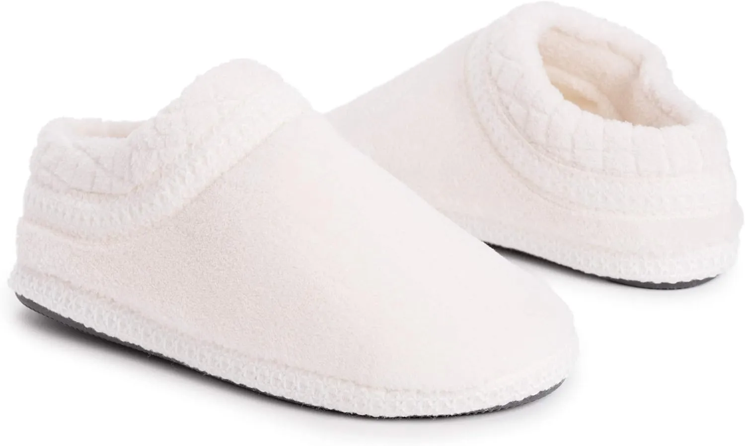 MUK LUKS Womens Rita Micro Chenille Full Foot Slippers