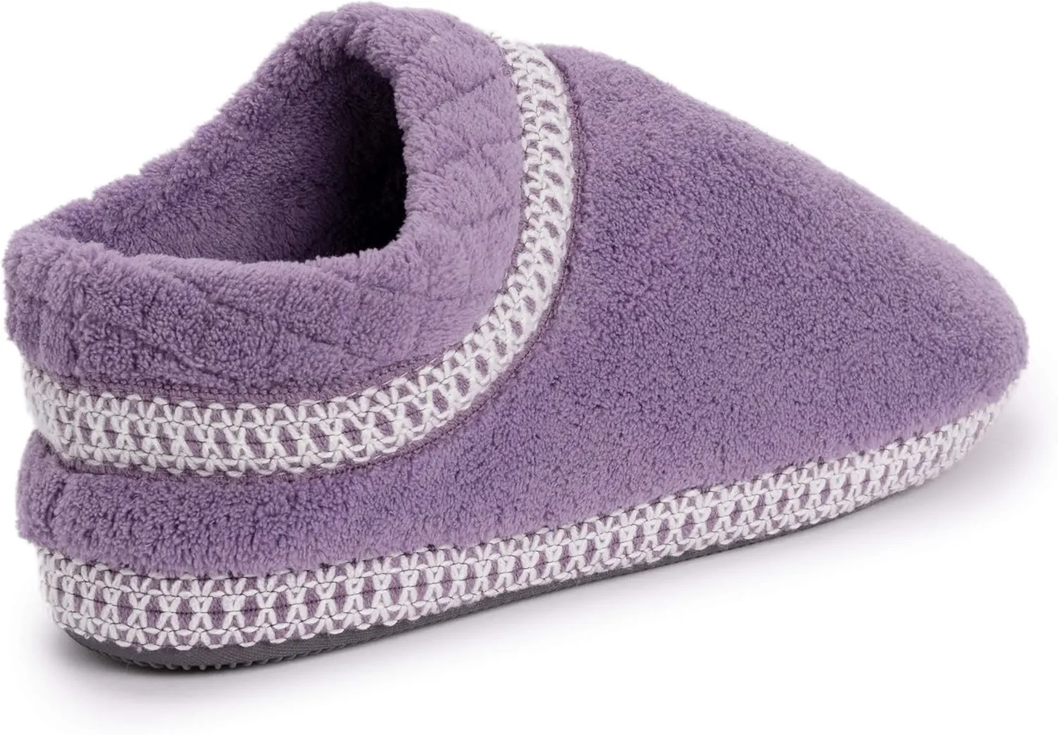 MUK LUKS Womens Rita Micro Chenille Full Foot Slippers