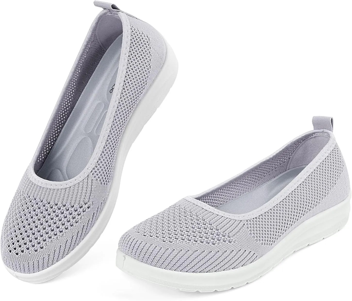 MUSSHOE Walking Shoes Women Breathe Mesh Slip On Sneakers Women Comfortable Lightweight