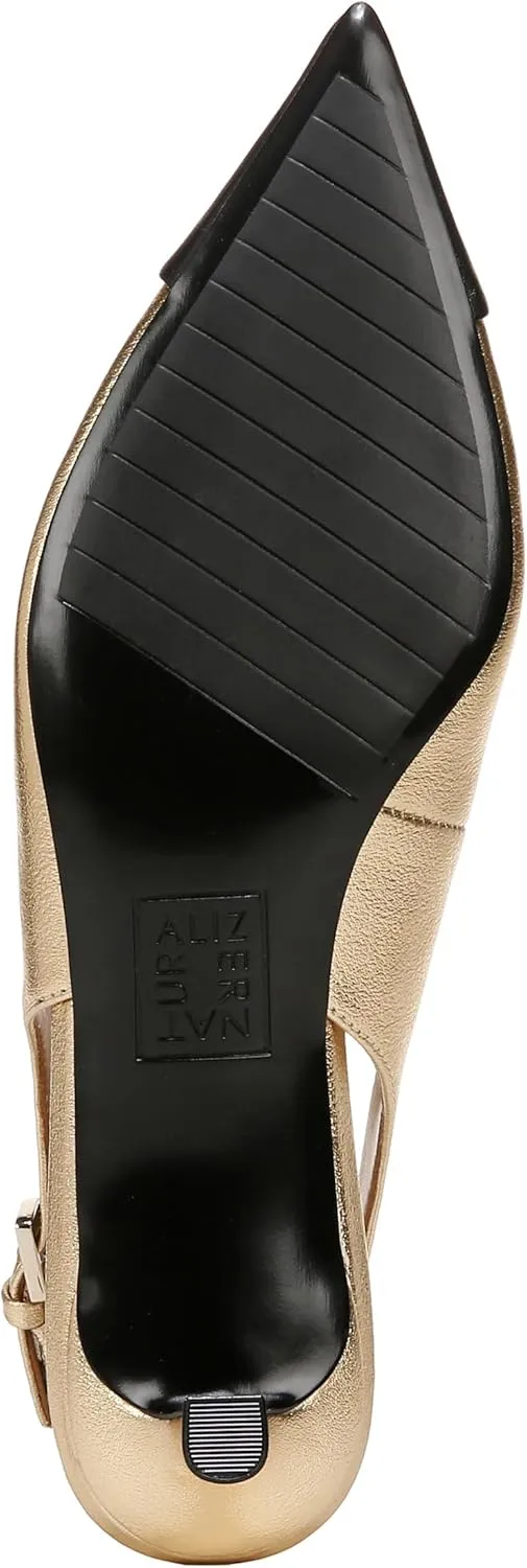 Naturalizer Womens Gazing Cap Toe Slingback Kitten Heel