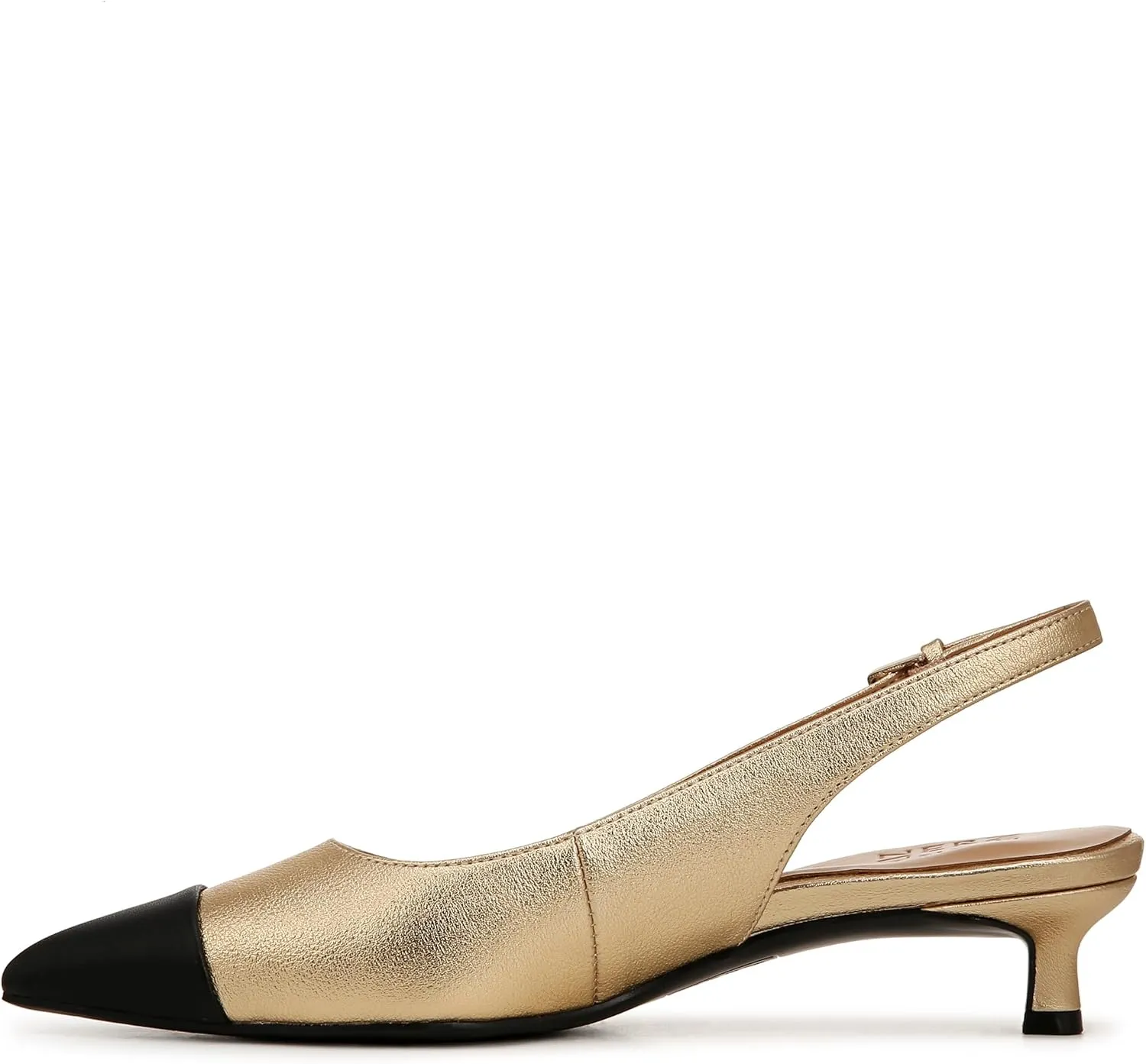 Naturalizer Womens Gazing Cap Toe Slingback Kitten Heel