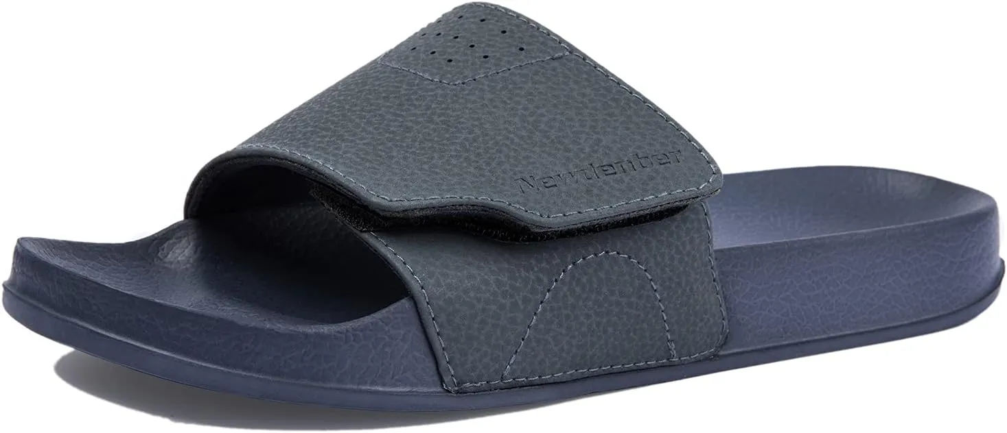 NewDenBer Men's Comfort Slide Sandals Lightweight EVA Rubber Slip on Sandals
