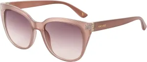 Nine West Women's Shayna Sunglasses Cat Eye, Brown Tortoise, 52mm