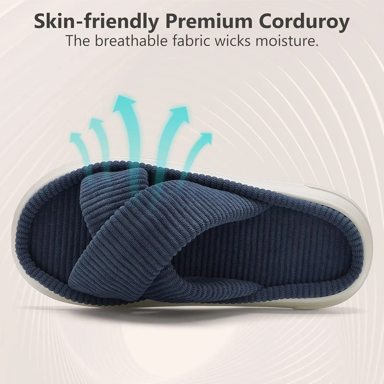 NineCiFun Platform Slippers for Women Indoor and Outdoor Women's Summer Slippers Open Toe Slide House Bedroom Shoes