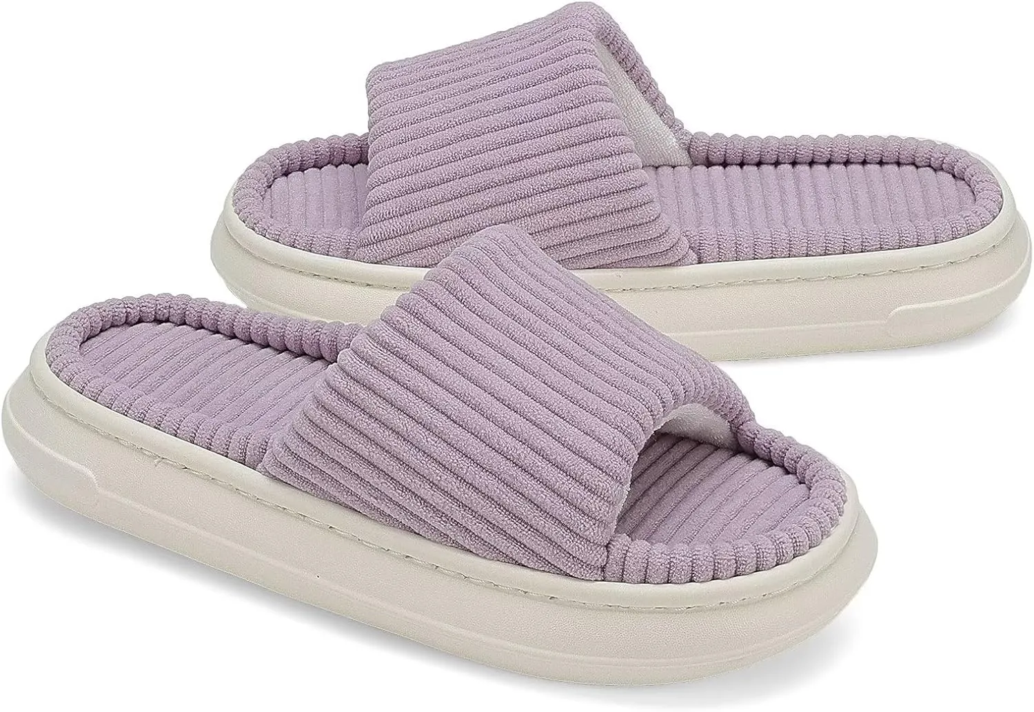 NineCiFun Unisex Summer House Slippers Indoor and Outdoor Slip-On Home Bedroom Shoes for Women and Men