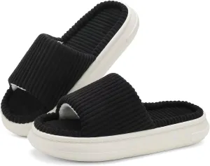 NineCiFun Unisex Summer House Slippers Indoor and Outdoor Slip-On Home Bedroom Shoes for Women and Men