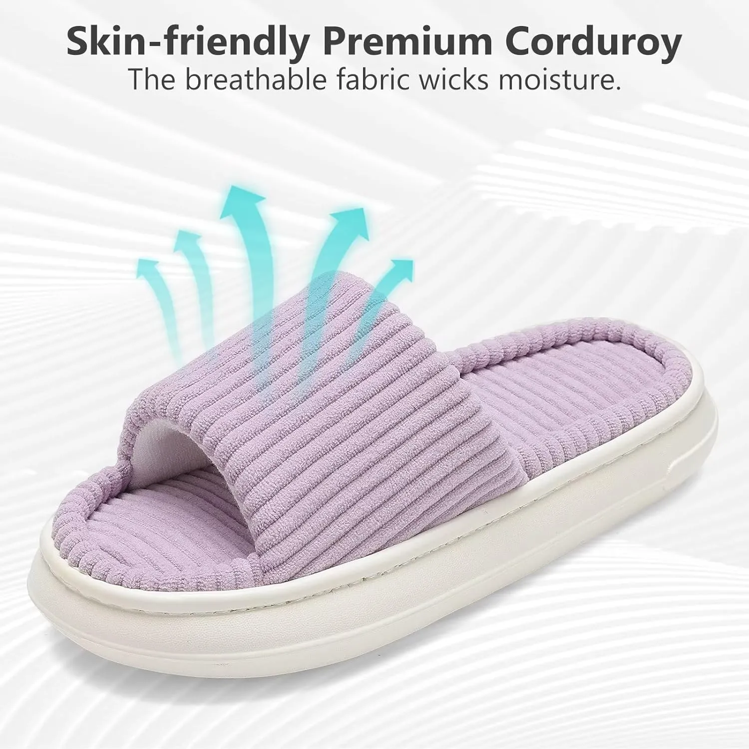 NineCiFun Unisex Summer House Slippers Indoor and Outdoor Slip-On Home Bedroom Shoes for Women and Men