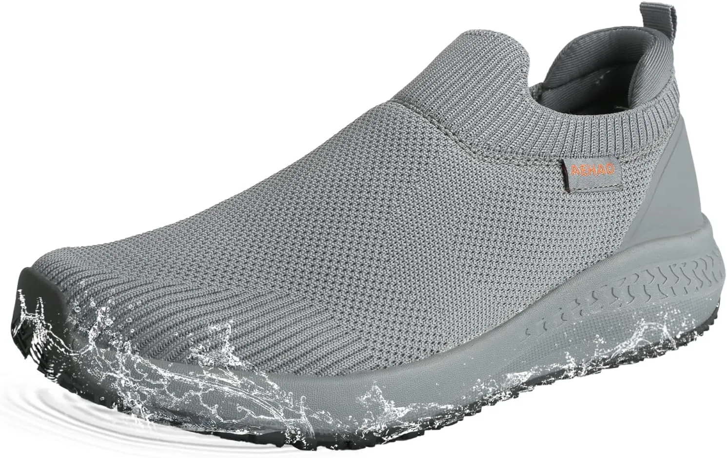 Non Slip Work Shoes for Men Food Service Slip On Chef Kitchen Shoes Waterproof Work Shoes Restaurant Slip Resistant Hospital Walking Sneakers Air Cushion Breathable Lightweight