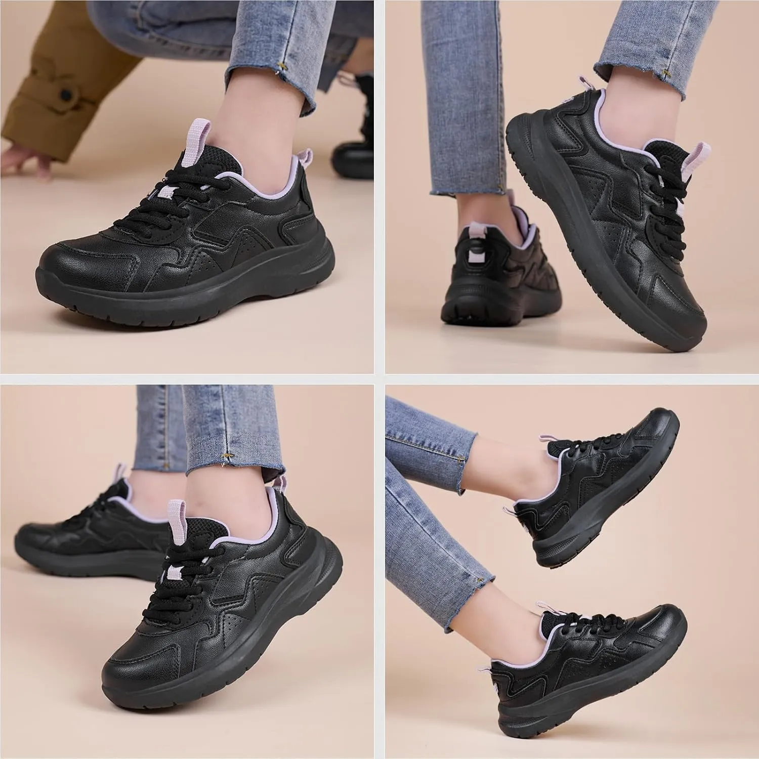 Non Slip Work Shoes Women Food Service-Lightweight and Comfortable Suitable for Restaurants and Crew Work