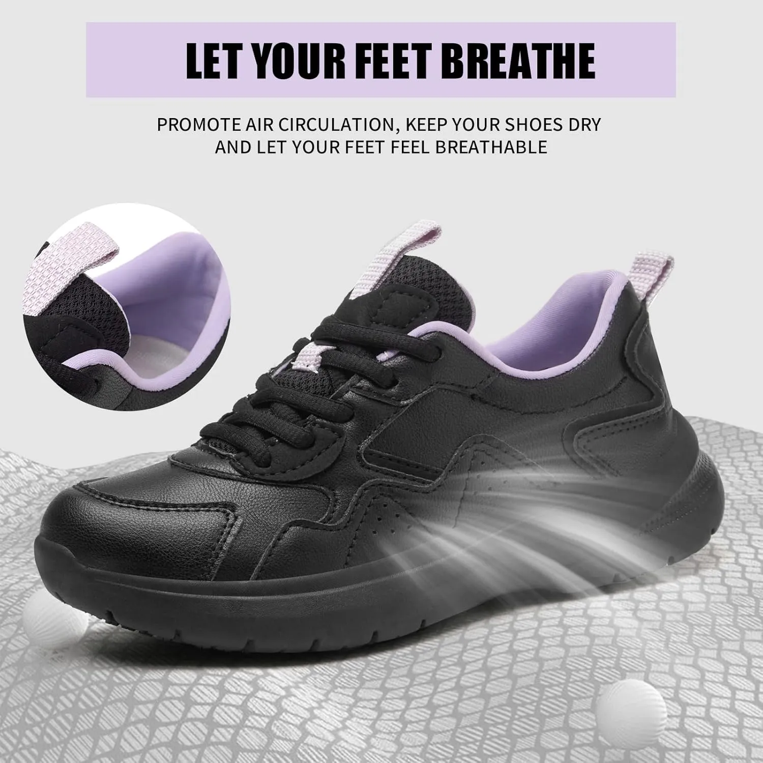 Non Slip Work Shoes Women Food Service-Lightweight and Comfortable Suitable for Restaurants and Crew Work