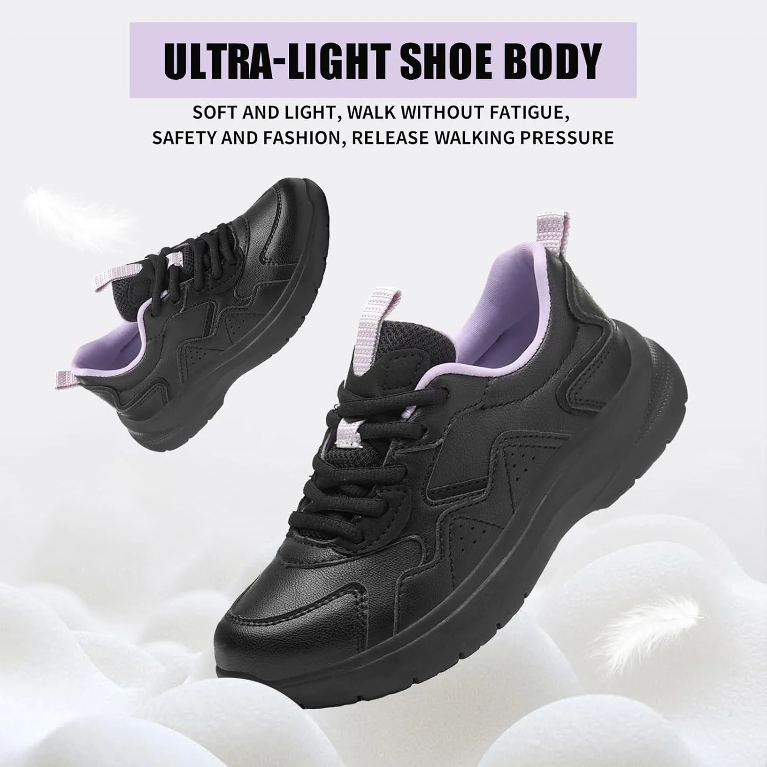 Non Slip Work Shoes Women Food Service-Lightweight and Comfortable Suitable for Restaurants and Crew Work